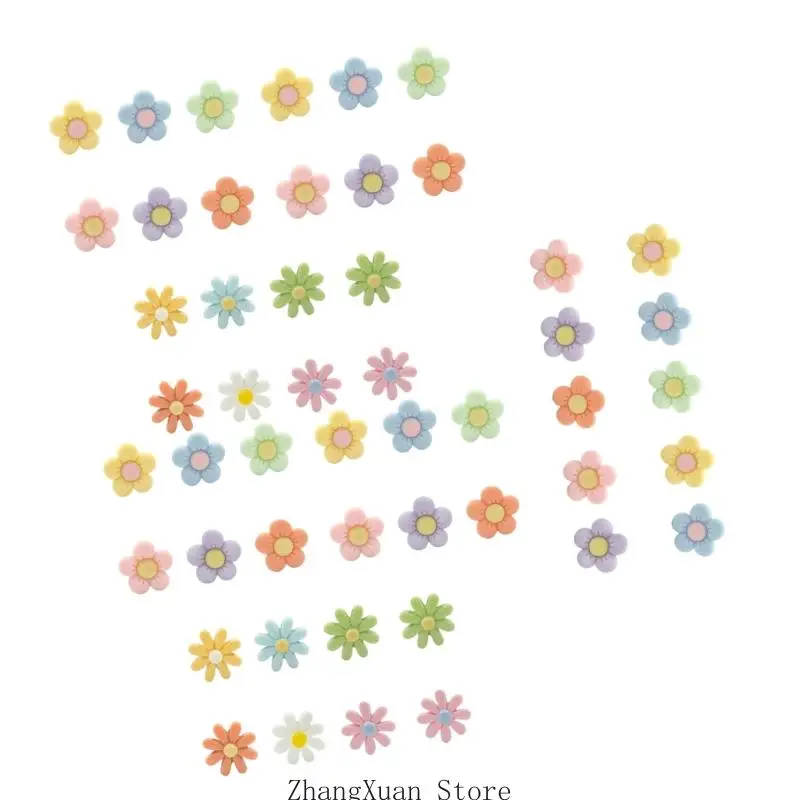 Blumenverzierungen für DIY-Bastelprojekte, sanfte und kräftige Töne für Heimbastelarbeiten, kreative Workshops und Enthusiasten – Detail 7