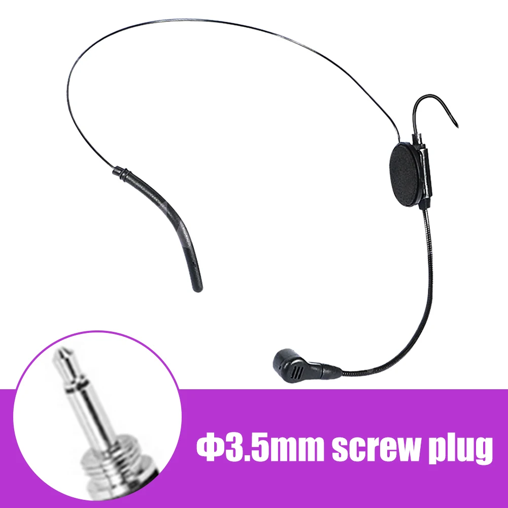 Portable Headset Microphone 3.5mm For Shure For Guide Lecture Speech Teaching Headset Head-mounted Microphone Pro Audio Equipmen