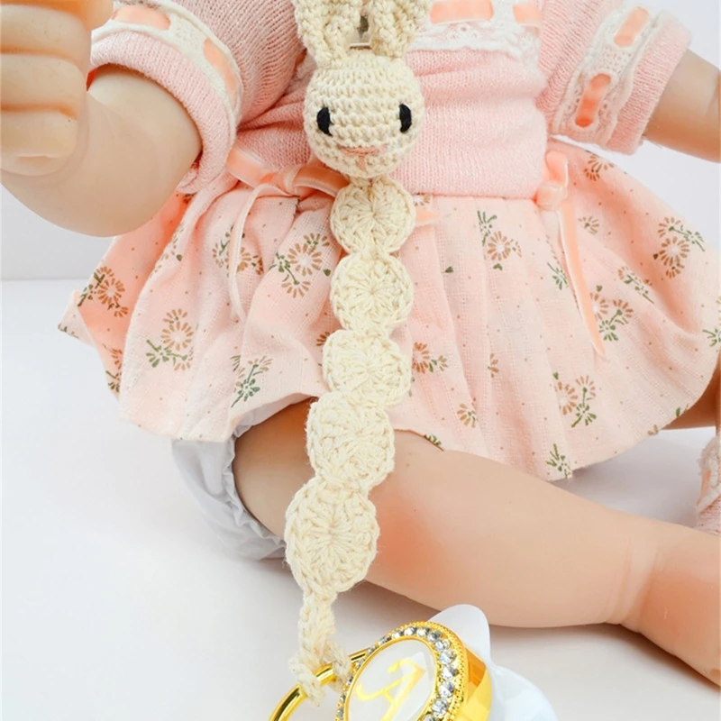 Baby Pacifier Clip Girl- & Boy Unisex Pacifier Clips for Boys Girls Bunny Toy Dropshipping