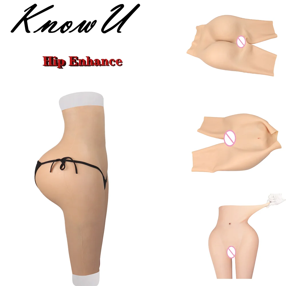 

KnowU Realistic Cosplay Silicone Pant With Fake Vagina Enhance Hip and Crotch Pants for Crossdresser Sissy Drag Queen