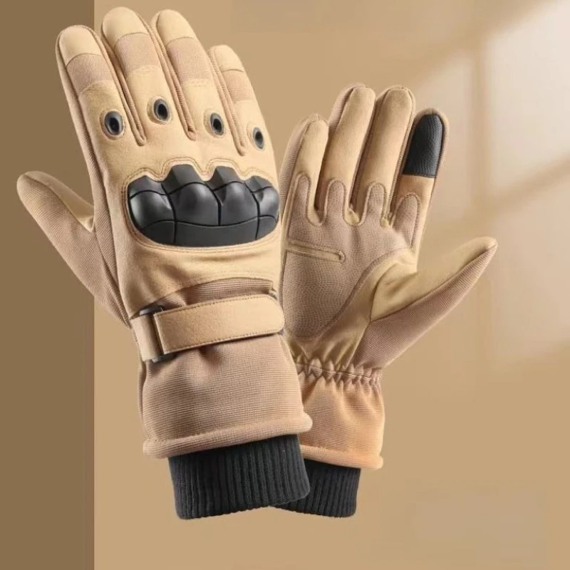 

Winter Outdoor Thickened Thermal Motorcycle Cycling Cycling Gloves Men's Touch Screen Fleece Cold and Windproof