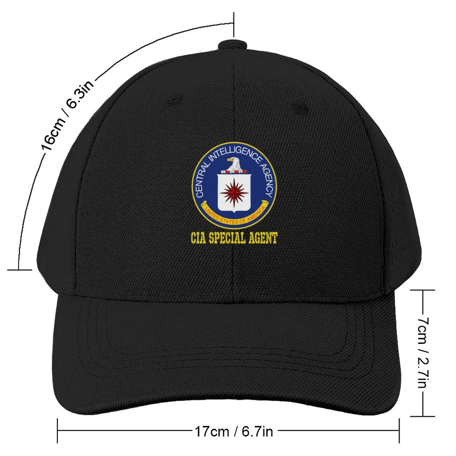 central intelligence agency CIA Baseball Cap Christmas Hat Trucker Hat Vintage Caps For Men Women's