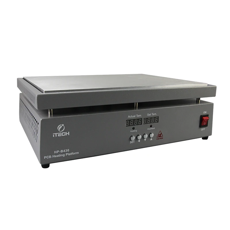 

HP-B430 Pcb Heating Platform 2400W High Temperature Digital Display BGA Heating Table 400x300mm Multifunction Preheating Station