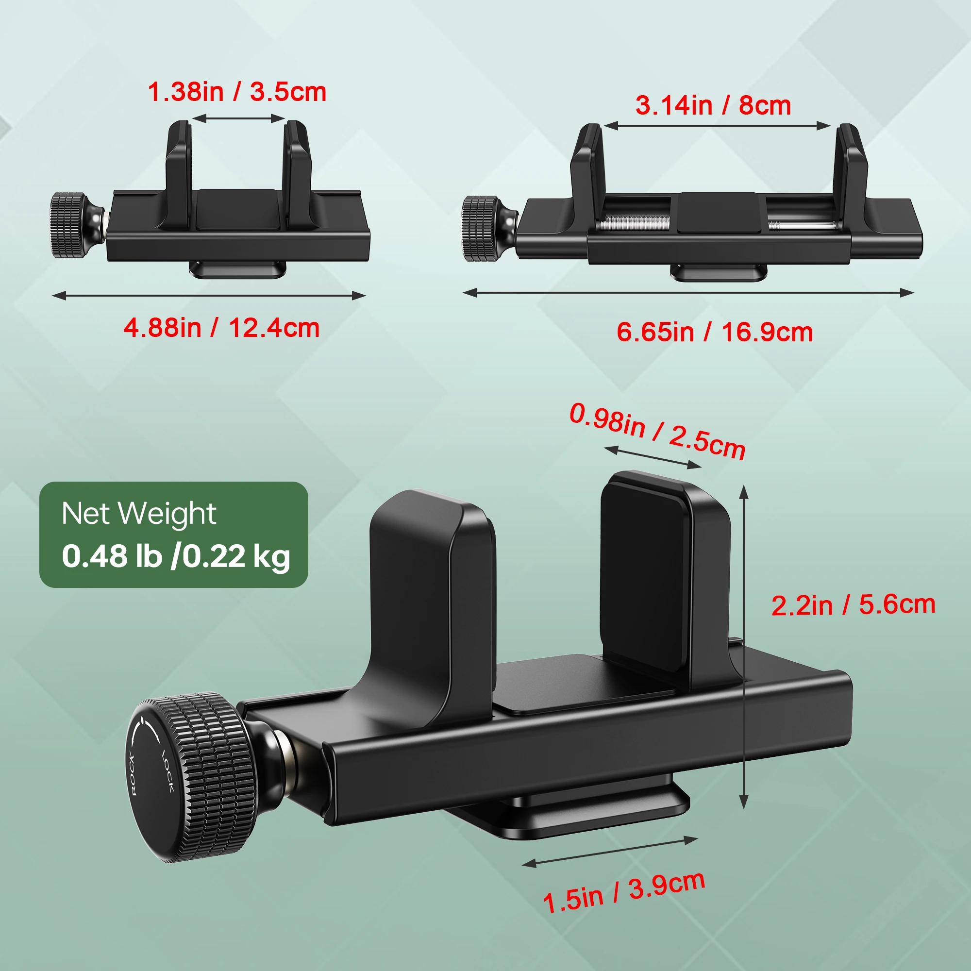 Abrazadera de Rifle Manbily pa - Outdoor Hunting Table reseña y precio
