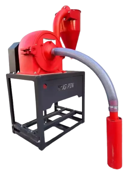 Manufacturer's Corn Rice Self-Suction Pulverizer Chaff Cutter Cyclone Flour Milling Machine Feed Processing For Grain Hammer