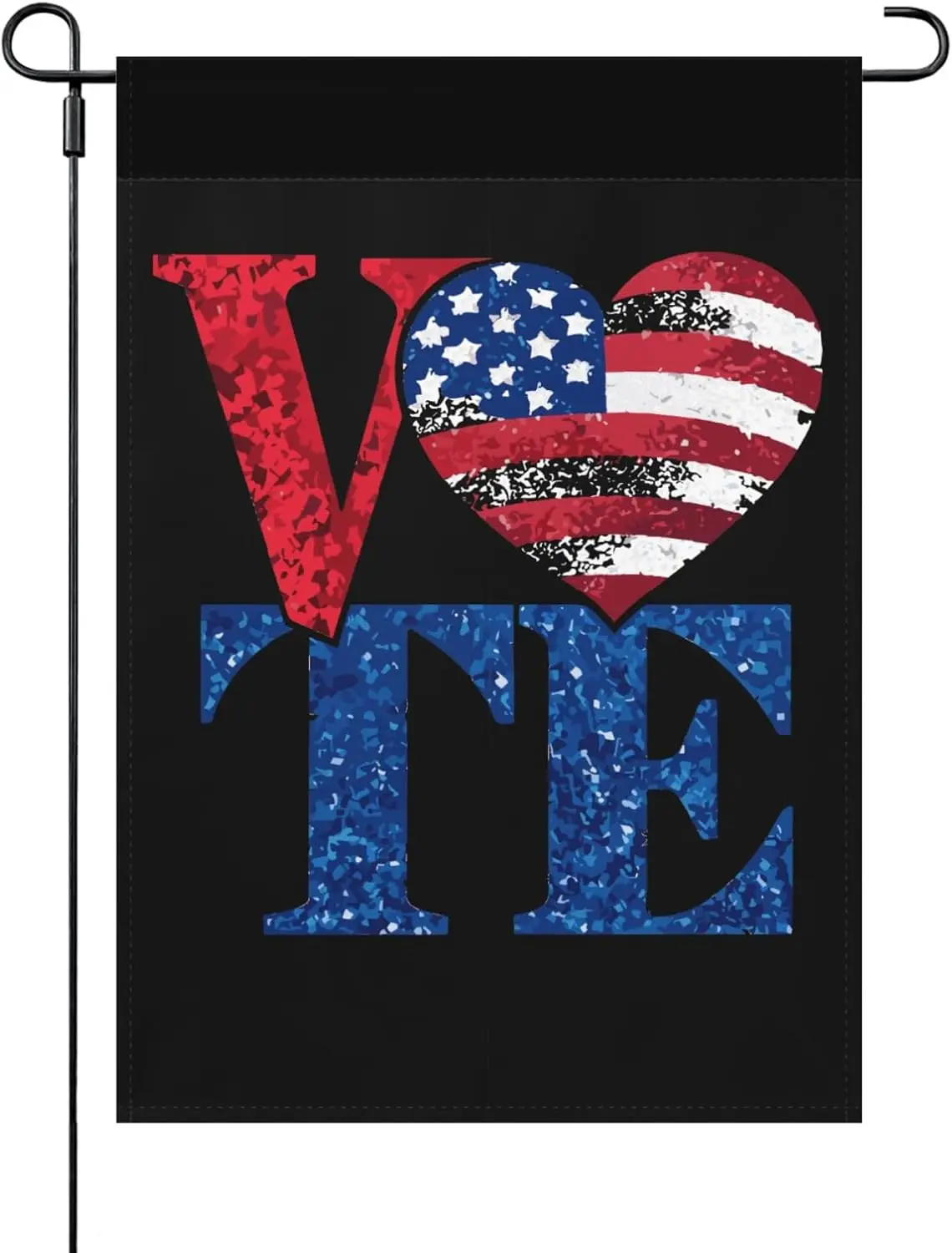 Funny Its Your Election Register To USA Vote It Matters Garden Flag One Size House Flag Double Sided Farmhouse Yard Flags, white