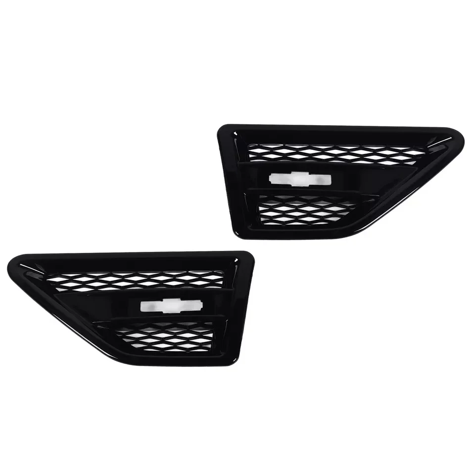 Black Side Fender Spoiler running Mesh Vent per Land Rover Freelander 2 LR2 2008-2015 Racing Door Side Grille LR001660 LR001658