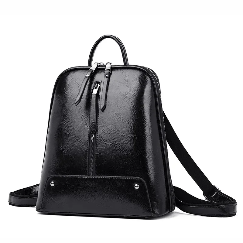 Women Leather Backpack Fashion Backpack Purse Female Travel Shoulder Bag Large Capacity School Bags for Teenage Girl L57