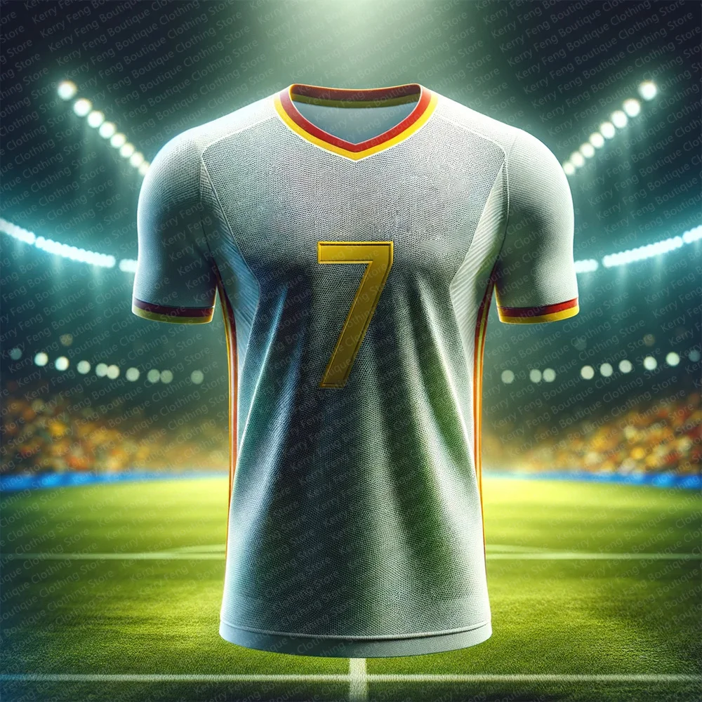 Classic England Ronaldo No.7 Printed Football Shirt T-shirt Summer Game Training Football jersey Sports jersey