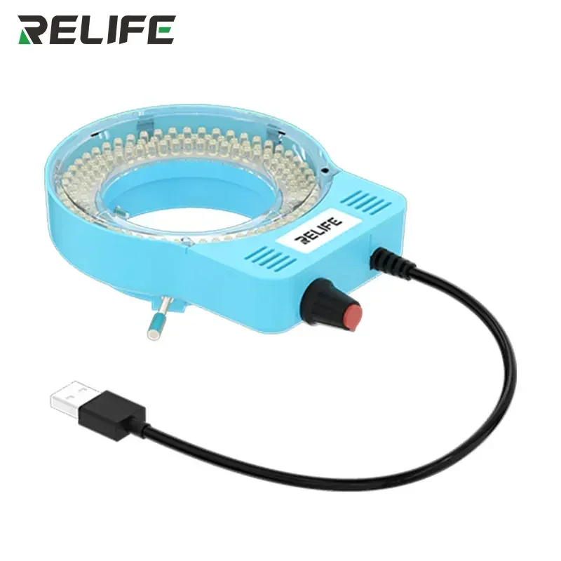 RELIFE RL-033M 144 Microscope USB Light Source LED Lamp Beads Adjustable High Brightness 10000-12000K Microscope Soldering Tool