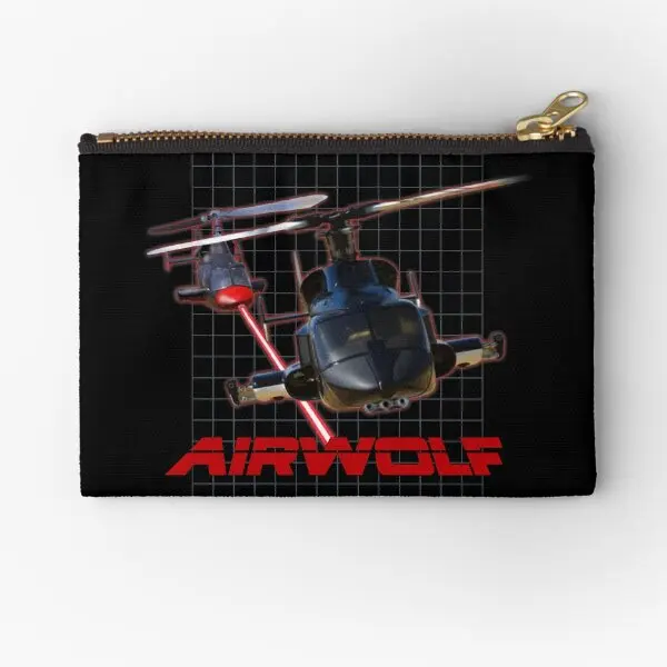 

Airwolf Zipper Pouches Small Men Women Money Socks Storage Underwear Coin Cosmetic Key Panties Pocket Wallet Pure Packaging Bag