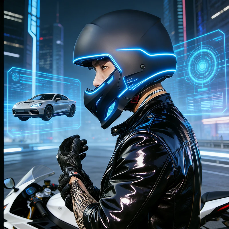 

Scorpion Helmet Detachable Multi-purpose Combination Helmet Motorcycle Locomotive Personality Half Predator Helmet