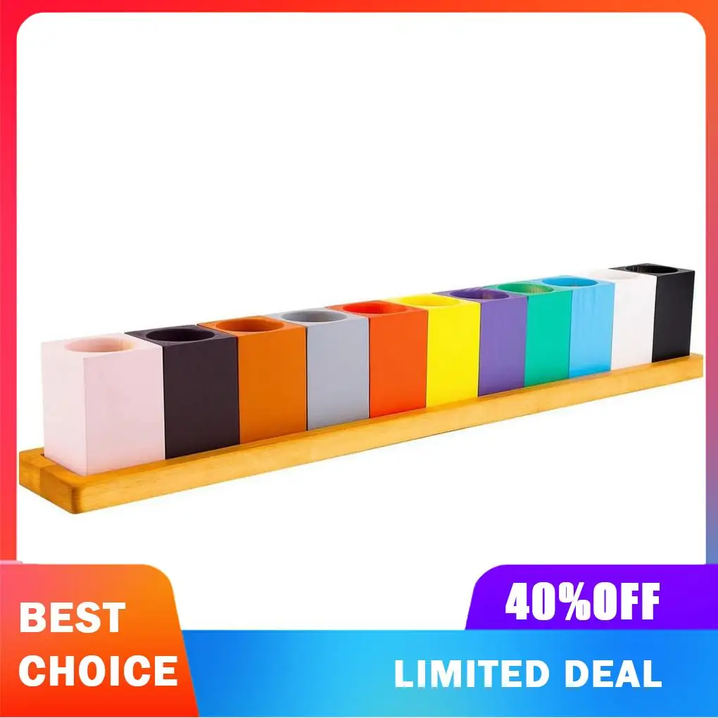 Crayon Storage Organizer Set With 11 Colorful Crayon Holders Keeps Desktop Neat And Tidy Made Will