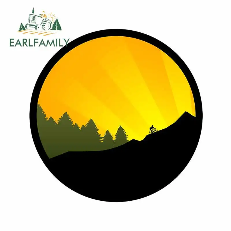 

EARLFAMILY 13 см x 12,7 см наклейки для велосипедов, горных велосипедов, автомобилей, стекол, холодильников, водонепроницаемые декоративные наклейки на лобовое стекло