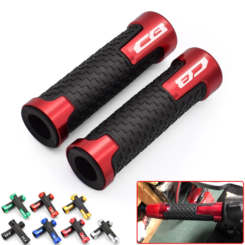 For Honda CB125R CB125F CB190r CB300R CB400 CB 125 190 400 Motorcycle Non Slip Handlebar Grips Throttle Rubber Hand Bar Grips