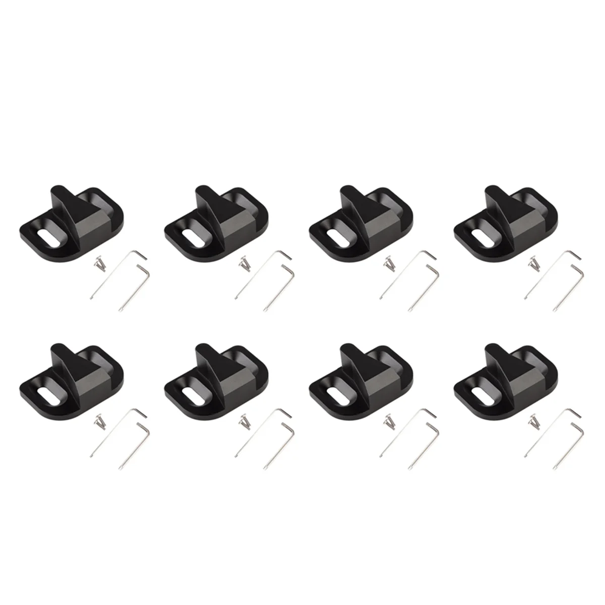 8X Modification Tailgate Protection Limiting Stopper Solve Abnormal Noise Door Lock Buckle for Toyota Prado RAV4 03-21