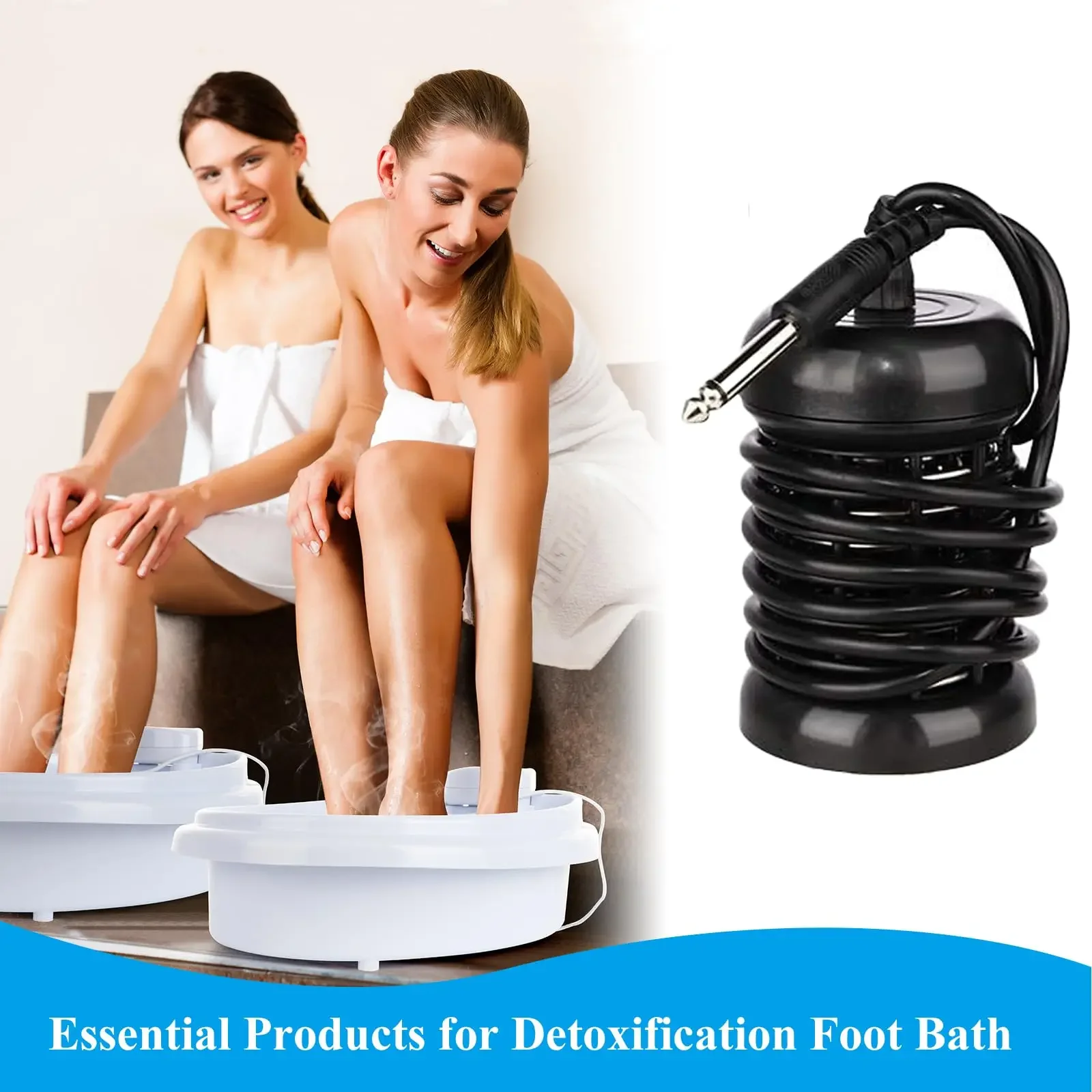 4/2/1 قطعة حمام القدم السموم الفولاذ المقاوم للصدأ صفائف ايون تطهير لآلة سبا القدم أكوا خلية تدليك الرعاية الصحية الإغاثة التعب