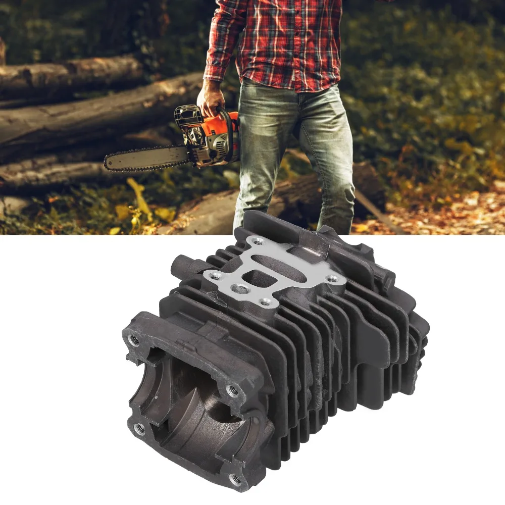 Grey Cylinder Piston Kit Compact Metal Chainsaw Piston Kit Easy to Install Replacement Piston Kit for Stihl MS211 MS 211C MS211C