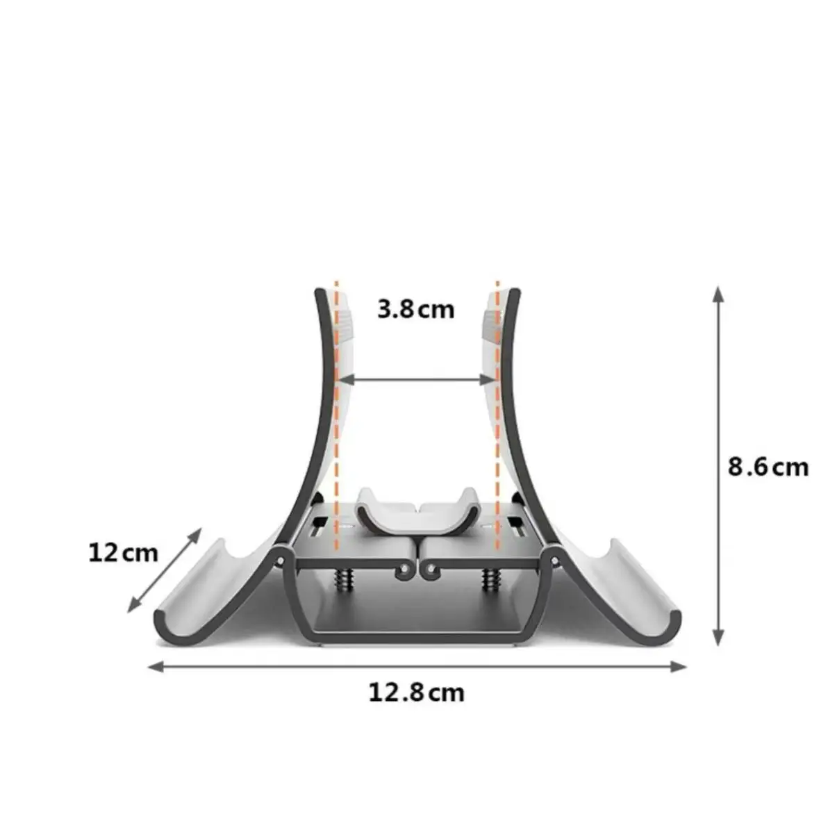 Vertical Laptop Stand Heat Dissipation Non-slip Laptop Stand Gravity Induction Holder Notebook Dock for iPad Pro Tablet Stand