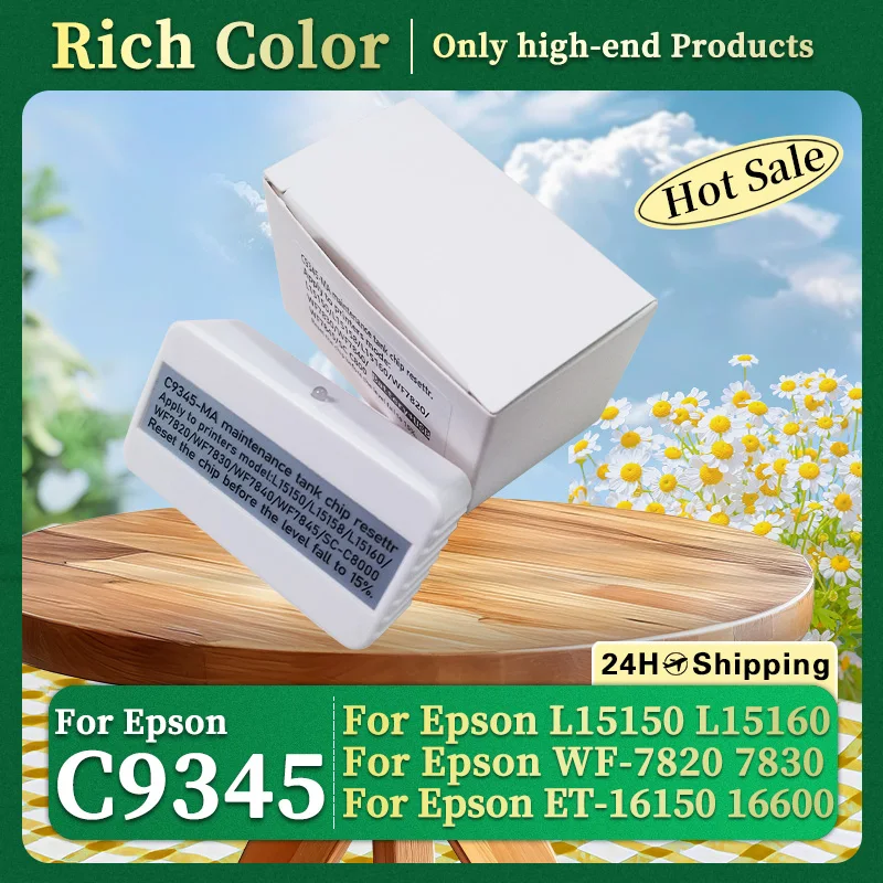 

C9345 Сброс коробки обслуживания для Epson L15150 L15160 L15158 L15168 L6578 WF-7820 7830 7840 4830 4820 3820 ET-16150 16600 16650