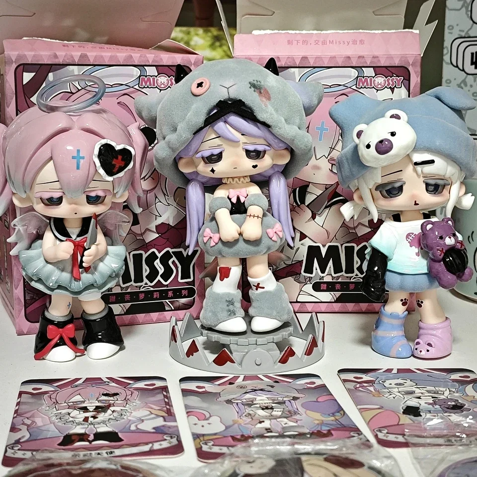 Missy Sweet Mourning Lolita Series Blind Box Action Figure Toy Cute Doll Mystery Box Collect Model Ornaments Girl Surprise Gifts