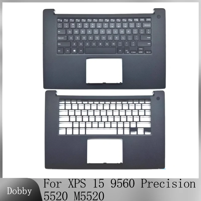 

New Shell For XPS 15 9560 Precision 5520 M5520 Laptop Keyboard Frame Upper Palmrest Cover Case Black 0Y2F9N