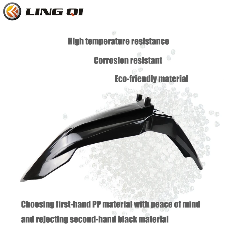 Electric Motorcycle Upgrades Second Front Mudguard Plastic Kit For  Light Bee X Dirt Bike Motocross