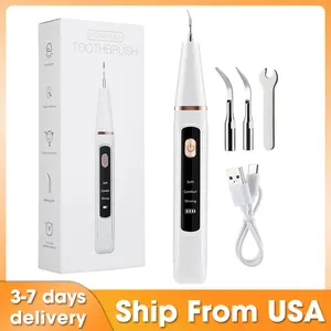 Dental Scaler For Teeth Tartar Remover Electric Teeth Cleaner Tooth Calculus Plaque Remover LED Ultrasonic Dental Stone Removal