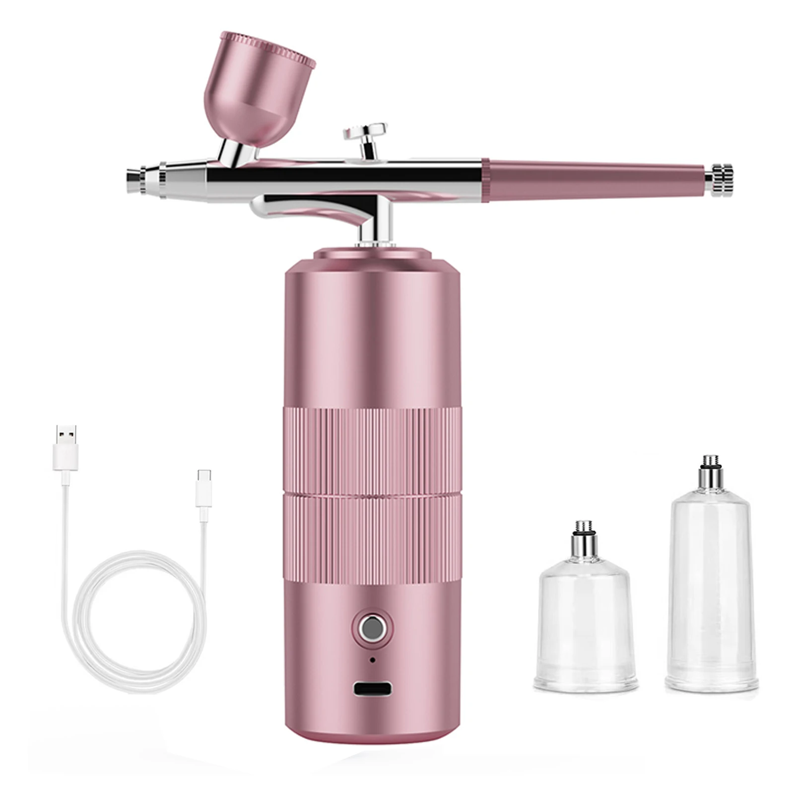 Imagem -03 - Airbrush Prego com Compressor Airbrush Portátil para Nail Art Paint Bolo Pintura Artesanato