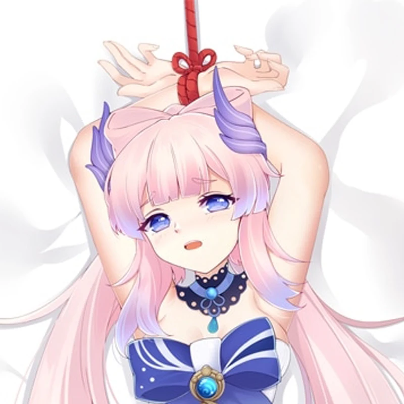 

Dakimakura Anime Pillow Case Kokomi Pillow Cover Halloween Christmas Decoration