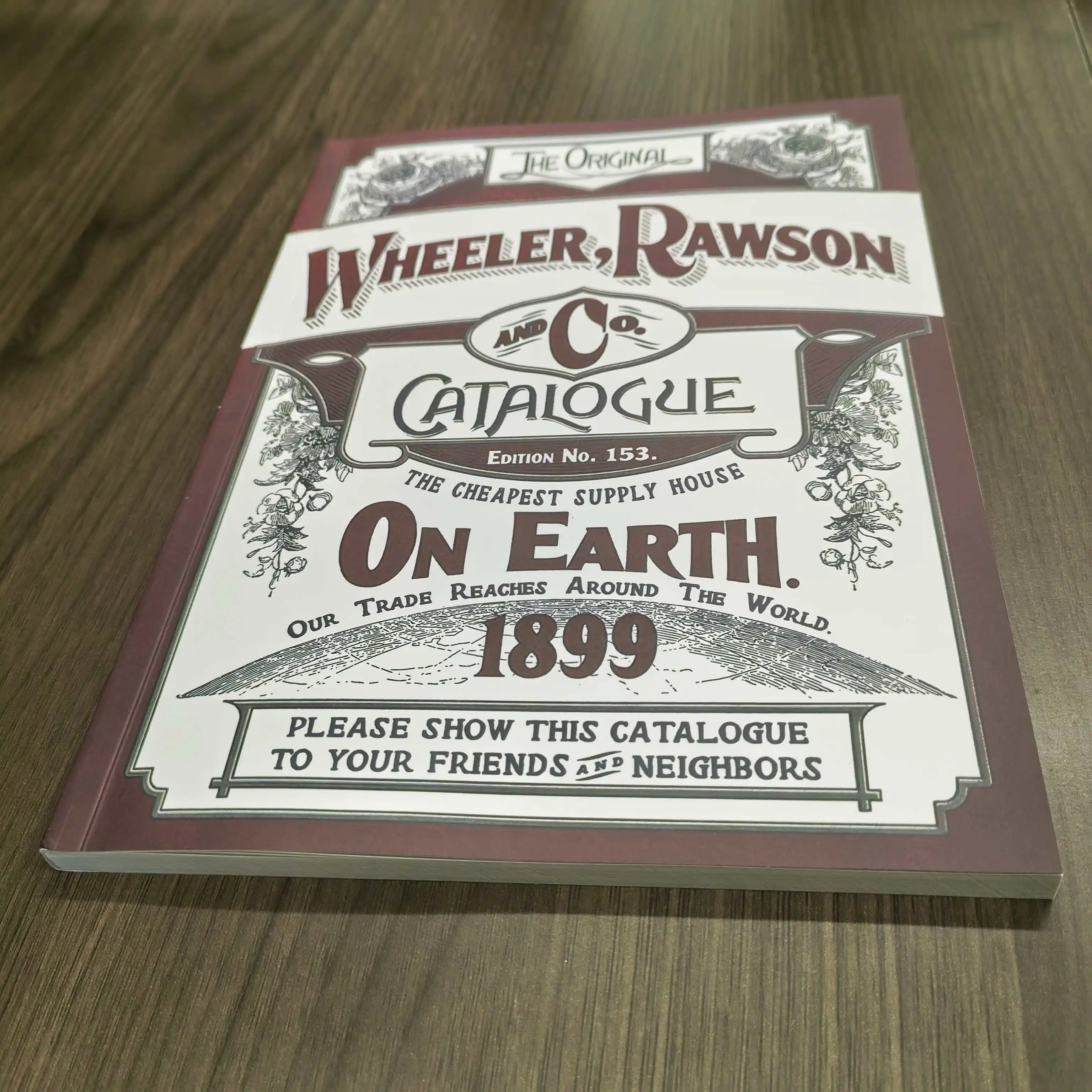 Co. Video Game Props Replica Wheeler Rawson Catalogue Cosplay Wheeler Rawson Arthur Morgan Journal Arthur's Diary Props Cosplay image 3
