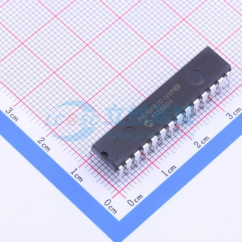 1 PCS/LOTE PIC16F870-I/SP PIC16F870-I PIC16F870 DIP-28 100% New and Original IC chip integrated circuit