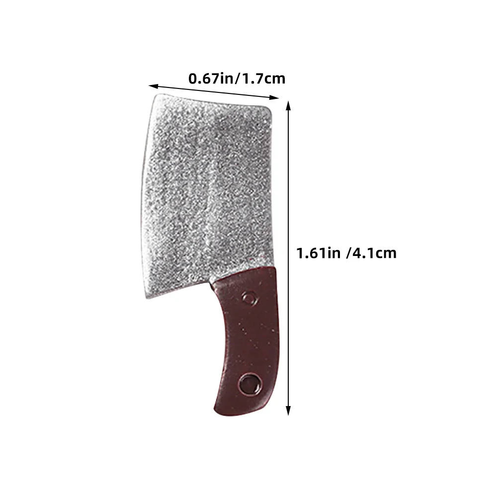 5개입 리얼리틱 미니 주방 도구 레진 고급 모형 미니어처 주방 용품 미니 하우스 데코 하우스 커터