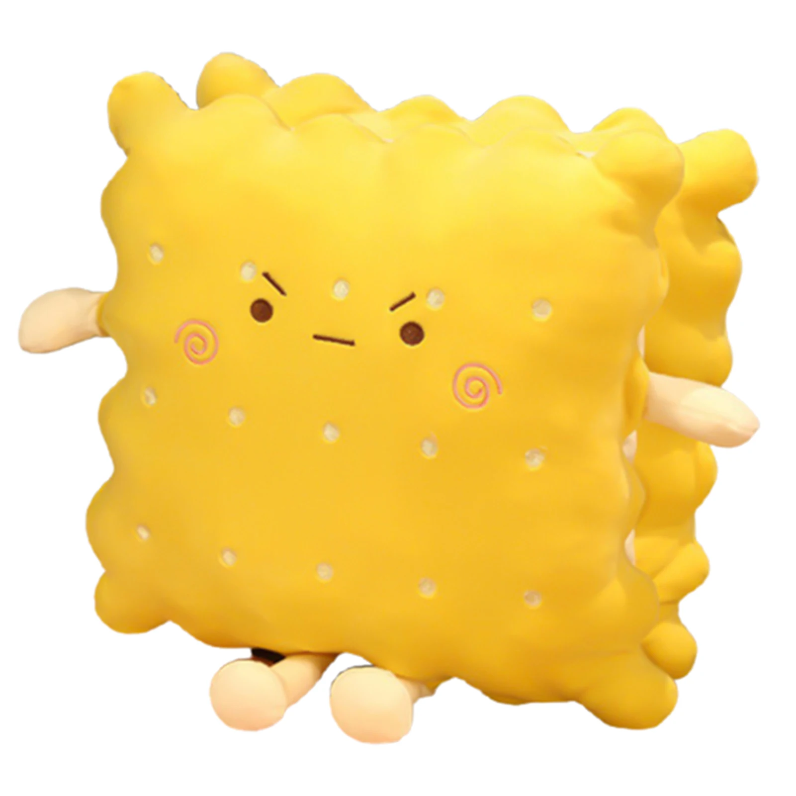 ビスケット型のかわいい抱き枕、ぬいぐるみ、アニメキャラクターのぬいぐるみクッション、自宅やオフィス用のコレクション