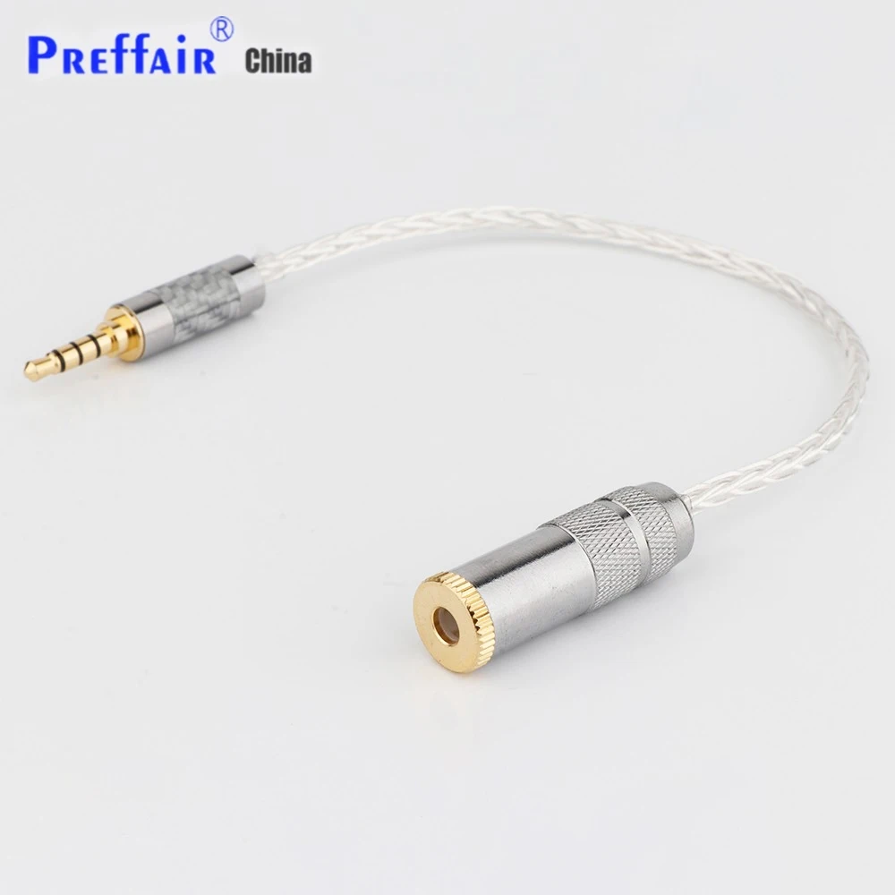 2.5mm to 3.5mm Female TRRS Balanced Female Audio Adapter Cable 3.5mm to 2.5mm