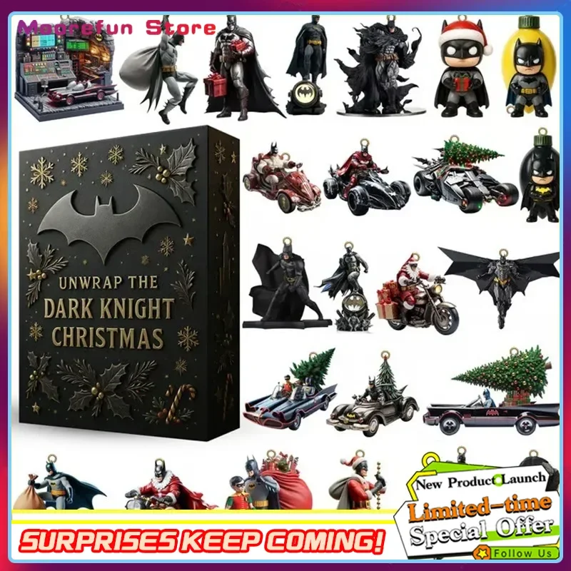 

【In Stock】 Batman 2025 Arrival Holiday Calendar Blind Box Christmas Tree Decoration Acrylic Pendant Mystery Box Gifts Toys