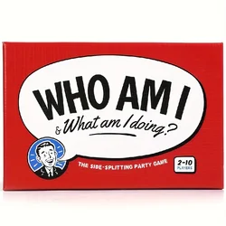 Who Am I & What Am I Doing - Hilarious Multiplayer Card Game for Adults, Couples & Families