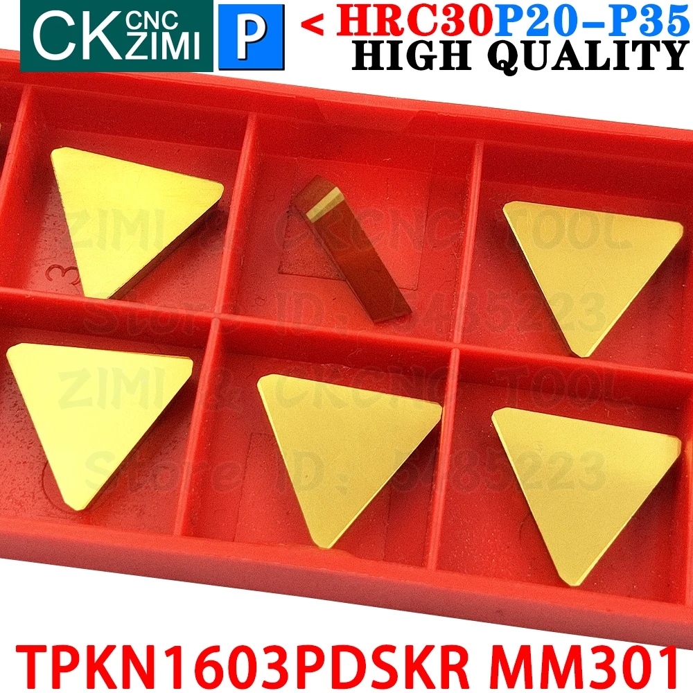 TPKN1603PDSKR MM301 TPKN 1603 PDSKR MM301 Carbide Inserts Milling Inserts Tools CNC Indexable Cutting Turning Cutter lathe Tools