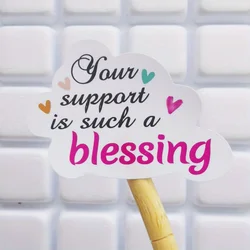 80pcs Your Support is Such a Blessing Small Business Stickers 2inch Cute Design Thank You Stickers Labels for Small Business