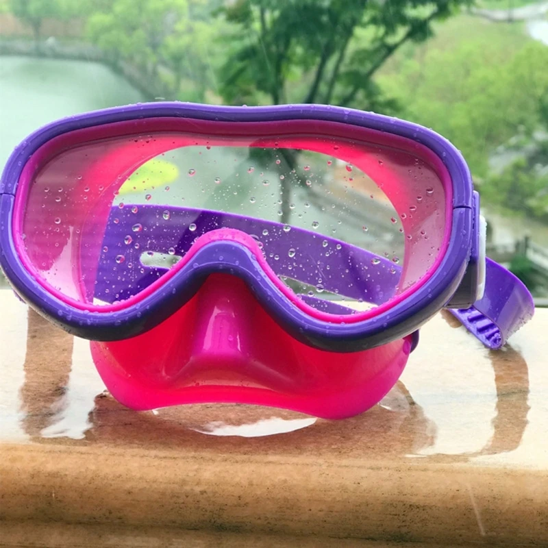 Kid Snorkel Set, Snorkeling Gear for Children Unisex Swimming Goggles, Anti-Fog Diving Masks & Dry Top Snorkel Combo Set