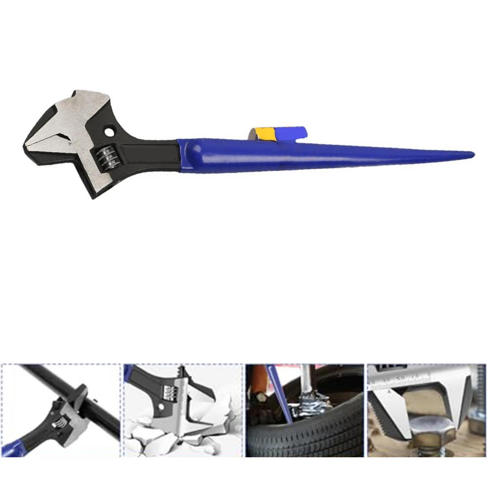 Multifunctional Wrench Adjustable Spud Wrench Ergonomic Handle Forged Materials Adjustable Spud Wrench Tool Water Pump Pliers