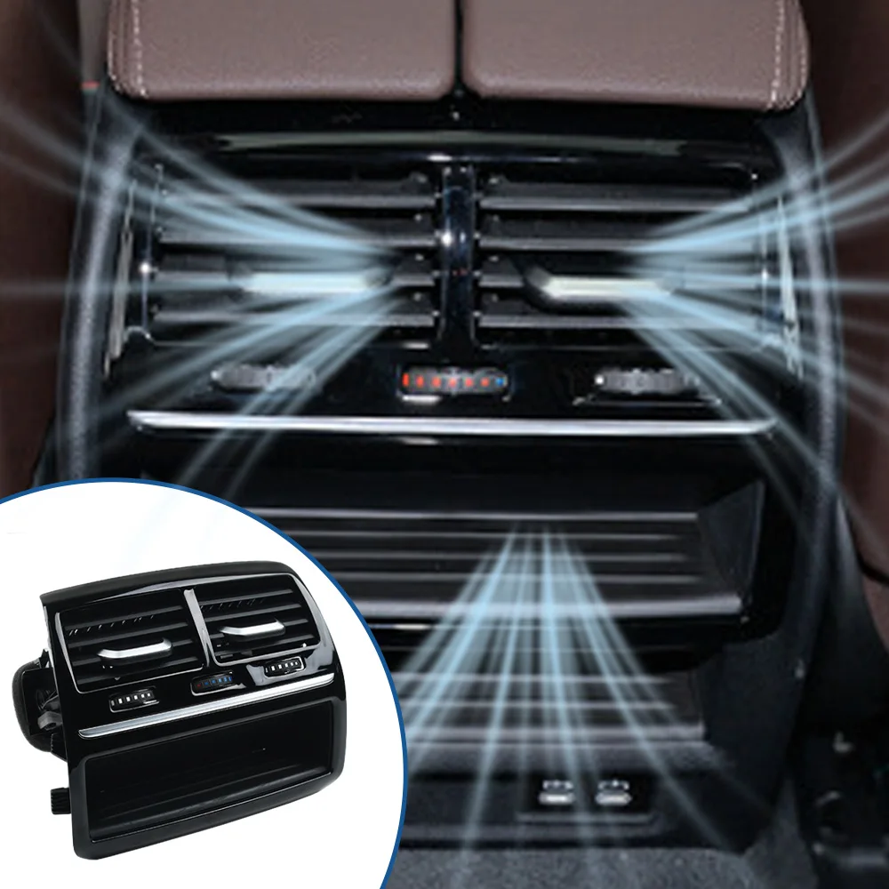 

Rear Air Conditioner AC Vent Outlet Grille Assembly for BMW 5 Series G30 G31 G38 2017 20108 2019 2020 2021 2022 2023 64229357865