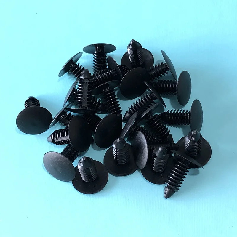 50pcs Plastic Rivets Auto Fastener Clip for peugeot 206 307 308 407 3008 508 207 208 2008 for citroen c3 c5 berlingo c4 picasso