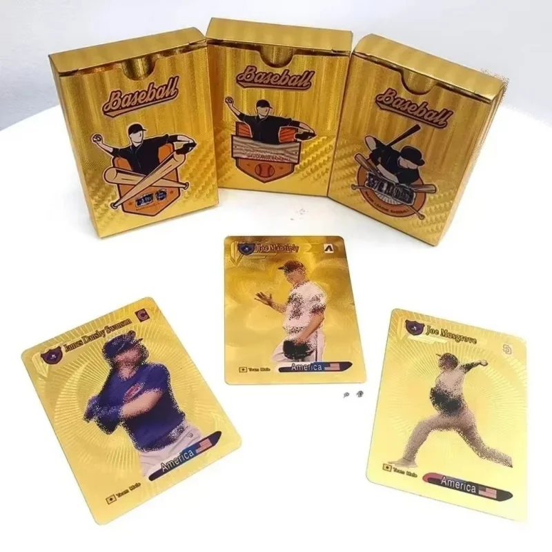 New 55Pcs Fifa Cards Soccer Cards Star NBA Cards Soccer Matches Basketball Cards Star Rugby Cards Star Gold Foil Children Gifts