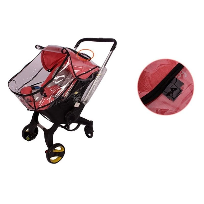 Q1FE Baby Stroller Rain Cover Cover Infant Car Proviour Rachproof Pracking Shield Rachparent Shield لإكسسوارات Pushshair Pram