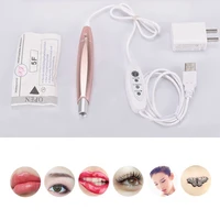 Charme-máquina de tatuaje de maquillaje permanente, bolígrafo Semi Microblading con agujas de cartucho para cejas, labios y ojos, PMU