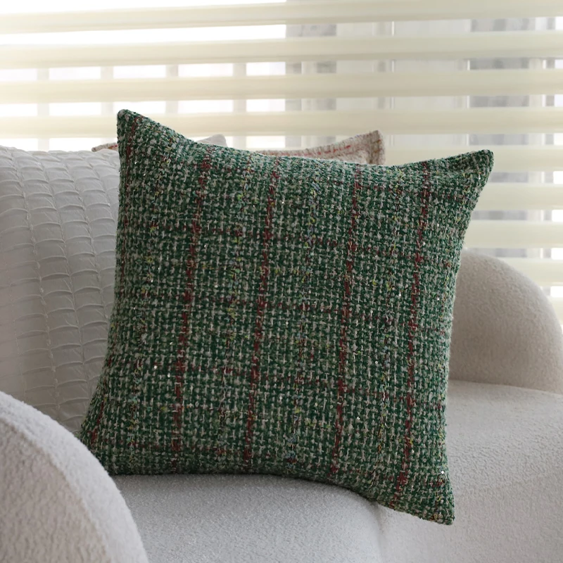 New Green Cushions Covers Decorative Home Decor Items Cushion Covers Spring Farmhouse Pillowcases For Couch 45x45cm Room Decor