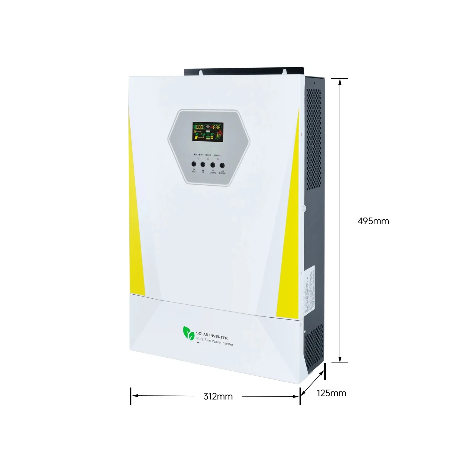 ECGSOLAX 18.6KW Inverter solare ibrido 48V 220V con Controller di ricarica Mppt 120A Inverter solare ibrido supporto parallelo 3 fasi