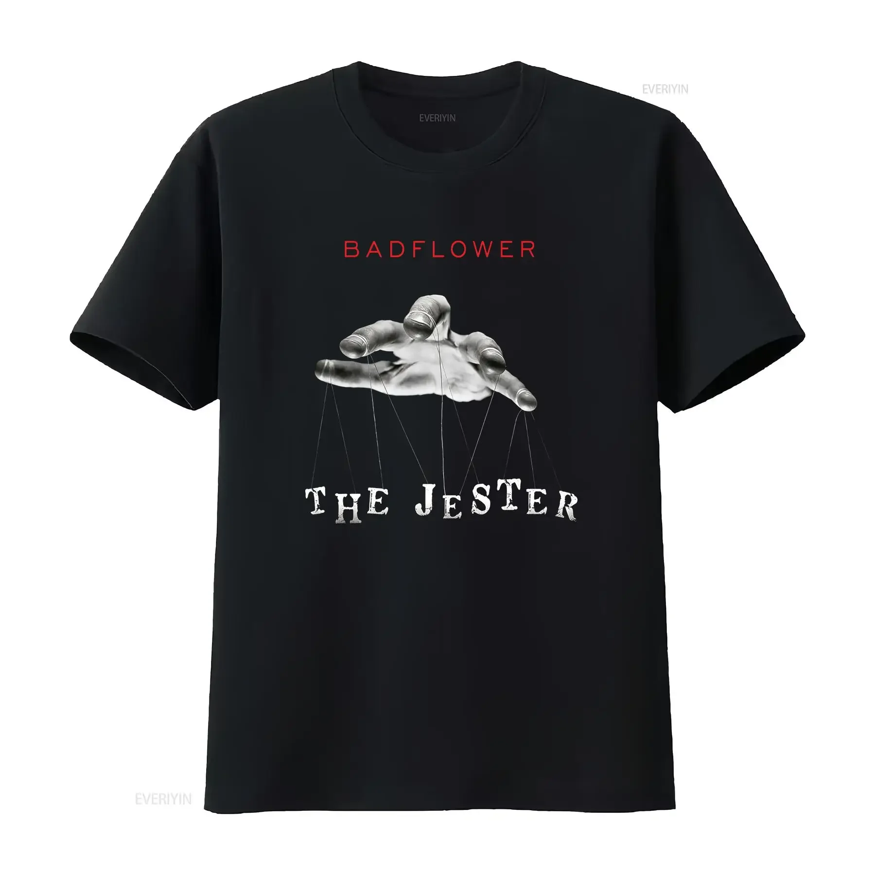 Футболка Badflower The Jester Debut Album, черная, все размеры от S до 5XL, Fan KK180, винтажная, модная, унисекс, дизайнерская одежда, мягкая, с эффектом потертости.