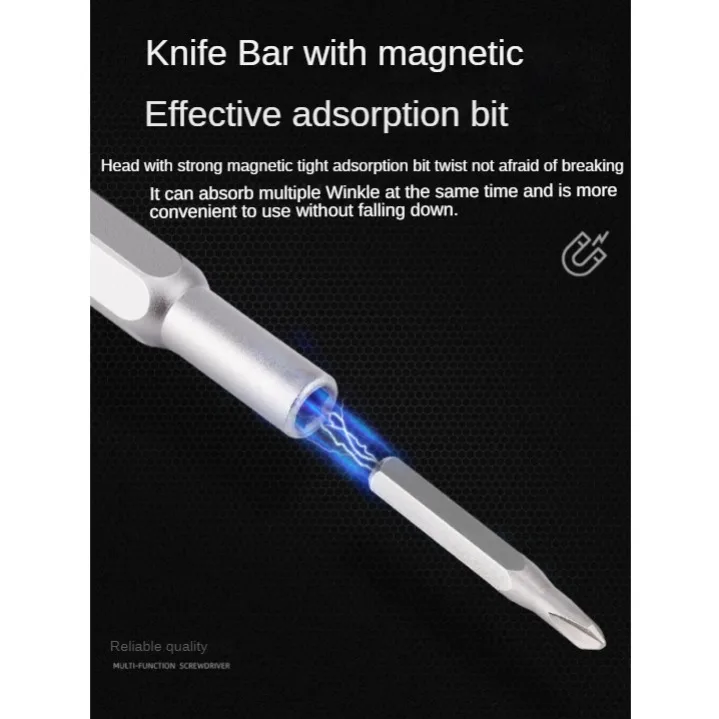 Deli 30/56 piece portable precision magnetic ratchet screwdriver bit kit, mobile phone, notebook, household maintenance tool set